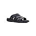 British Walkers Black Leather Slip On Sandal for Men (5050096)