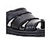 British Walkers Black Leather Slip On Sandal for Men (5050096)