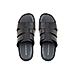 British Walkers Black Leather Mule Slip On Sandal for Men (5053166)