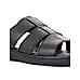 British Walkers Black Leather Mule Slip On Sandal for Men (5053166)