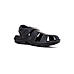 British Walkers Black Leather Fisherman Sandal for Men (9460306)