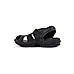 British Walkers Black Leather Fisherman Sandal for Men (9460306)