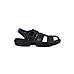 British Walkers Black Leather Fisherman Sandal for Men (9460306)