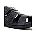 British Walkers Black Leather Fisherman Sandal for Men (9460306)