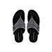 British Walkers Grey Leather Flip Flops for Men (9466412)