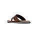 British Walkers Brown Leather Flip Flops for Men (9466413)