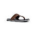 British Walkers Brown Leather Flip Flops for Men (9466423)