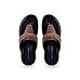 British Walkers Brown Leather Flip Flops for Men (9466423)