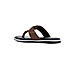 British Walkers Brown Leather Flip Flops for Men (9466423)