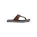 British Walkers Brown Leather Flip Flops for Men (9466423)