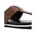 British Walkers Brown Leather Flip Flops for Men (9466423)