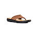 British Walkers Brown Leather Flip Flops for Men (9466544)