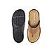 British Walkers Brown Leather Flip Flops for Men (9466544)