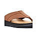 British Walkers Brown Leather Flip Flops for Men (9466544)