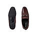 British Walkers Burgundy Leather Horsebit Loafers Casual Shoe for Men (5800304)