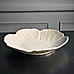 White Floral Glazed Ceramic Platter - Large 