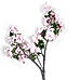 Pink Azalea Faux Flower Stem - Single