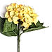 Yellow Hydrangea Faux Flower Stem - Single