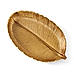 Gold Florence Leaf Shaped Platter - Small
