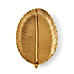 Gold Florence Leaf Shaped Platter - Small