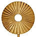 Gold Metal Circular Decorative Stand - Small