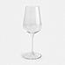 Set of 6 Clear Strix White Wine Glass