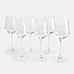 Set of 6 Clear Alca White Wine Glass