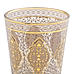Set of 4 Golden Floral Moorish Design Tumbler