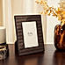 Brown Croc Pattern Faux Leather Photo Frame - Small