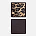 Set of 4 Leopard Print Faux Leather Coasters