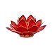 Florance Red Capiz Lotus Tea Light Holder