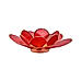Florance Red Capiz Bloom Tea Light Holder