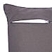 Stone Washed Jacquard Charcoal Cushion Cover