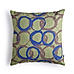 Bent Blue and Green Cushion Cover 