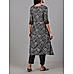 Multi colour muslin printed kurti with embroidery and matching bottom