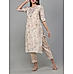 Multi colour muslin printed kurti with sequins work