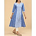 Light blue 60's cotton kurti with print