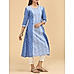 Light blue 60's cotton kurti with print