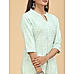 Light green 60's cotton kurti with print