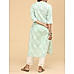 Light green 60's cotton kurti with print