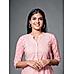 Pink 60's cotton kurti with print