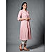 Pink 60's cotton kurti with print