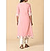 Light pink 80's cotton kurti with embroidery