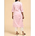 Light pink cotton dobby kurti with embroidery