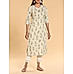 Pale green 60's cotton kurti with lace detailing