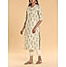 Pale green 60's cotton kurti with lace detailing