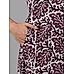 Wine red viscose printed kurti