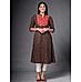 Multi colour cotton kurti with stripes