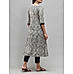 Multi colour 60's cotton printed kurti