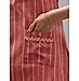 Onion pink cotton dobby kurti with embroidery